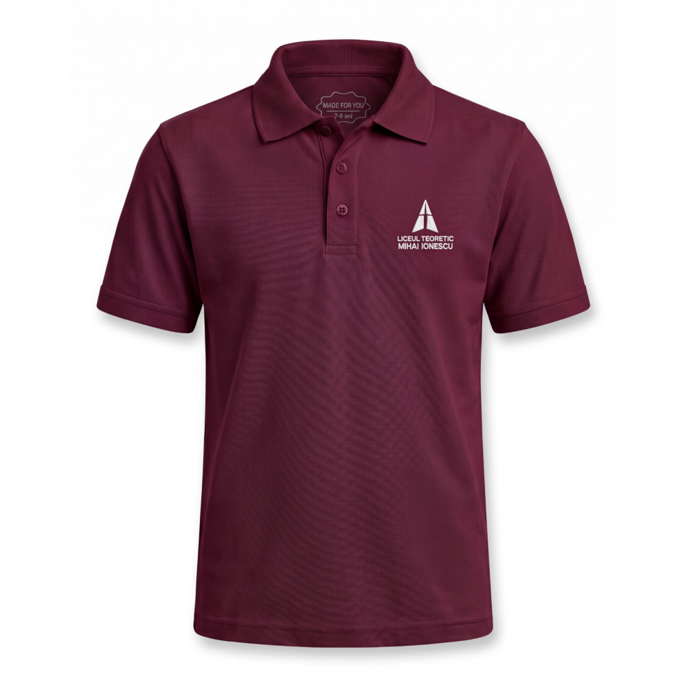 Tricou Polo Novri Core Burgundy