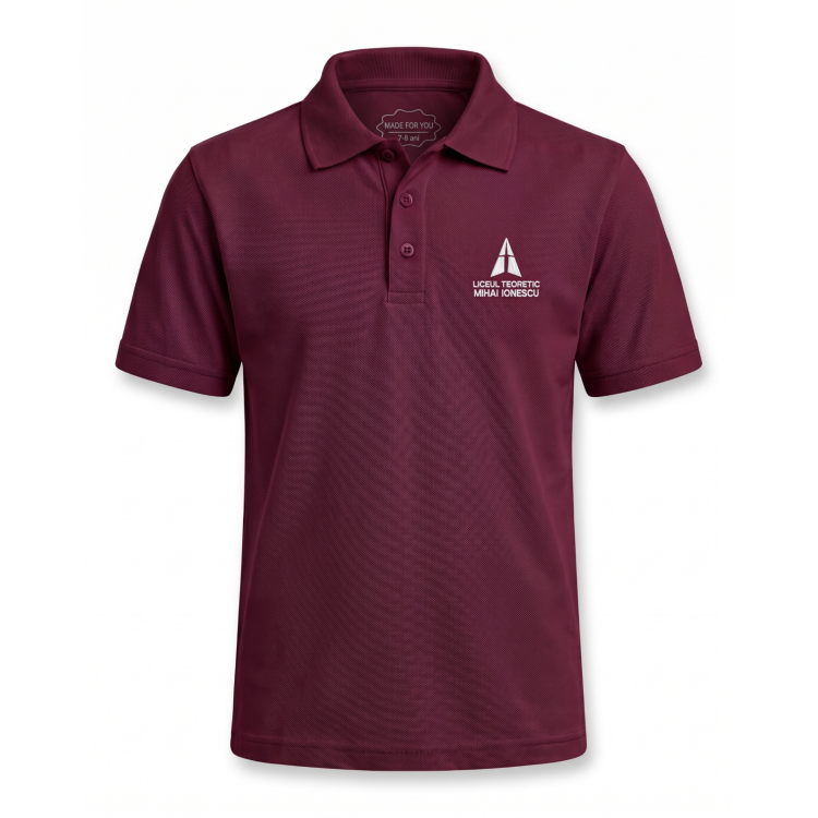 Tricou Polo Novri Core Burgundy